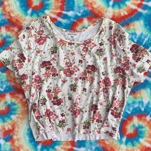 Floral Cropped tee